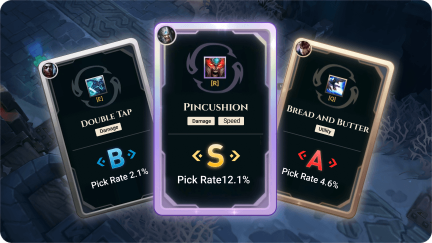 Concept preview of Augment insights in the MetaCodex ARAM Overlay