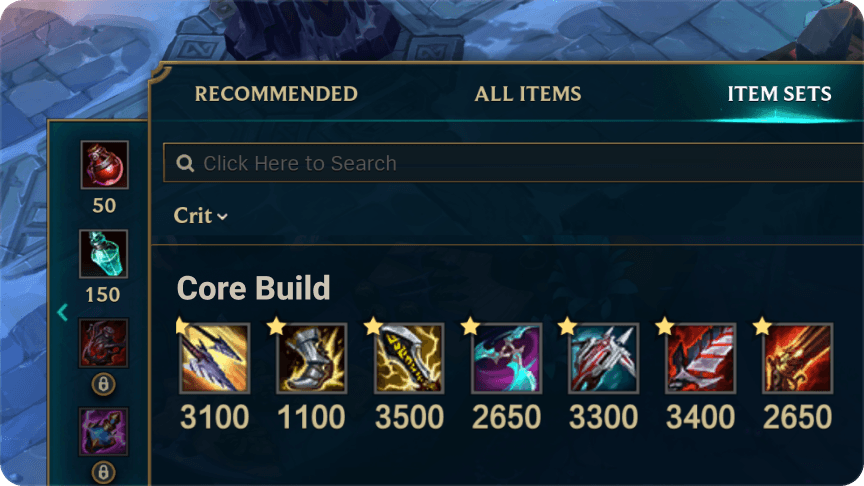 Concept preview of build path guidance in the MetaCodex ARAM Overlay